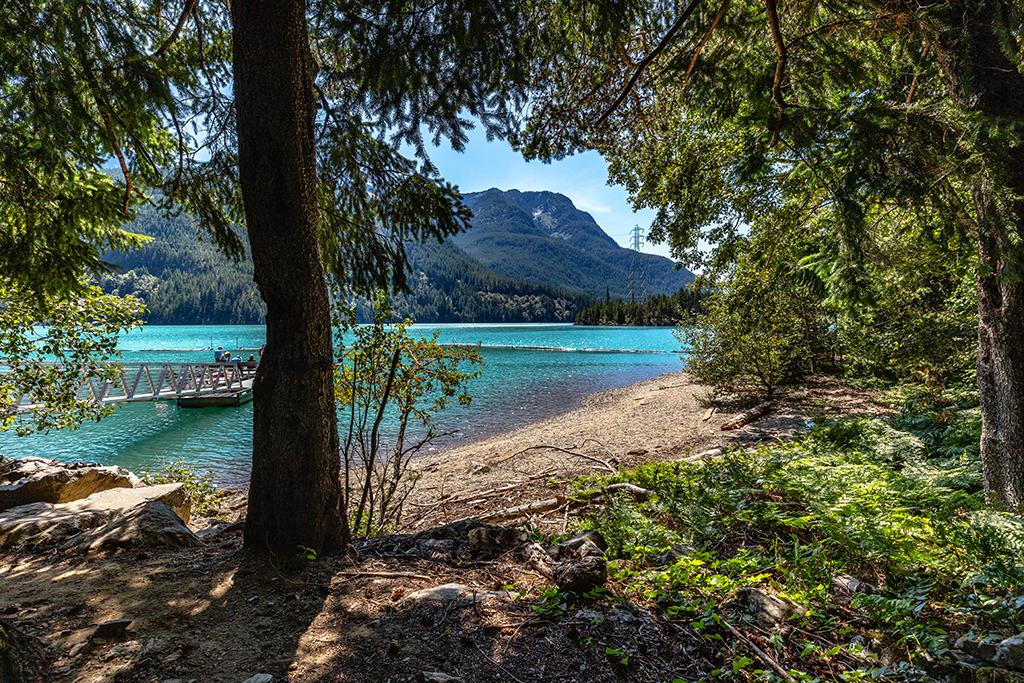A place to rest and contemplate the view, Ross Lake National Recreation Area, North Cascades Complex / Rebecca Latson