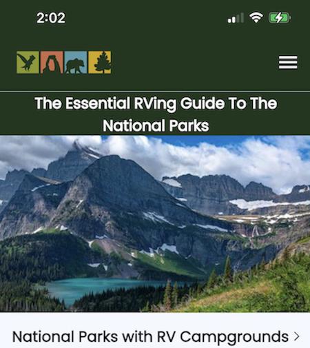 National Parks RVing Guide