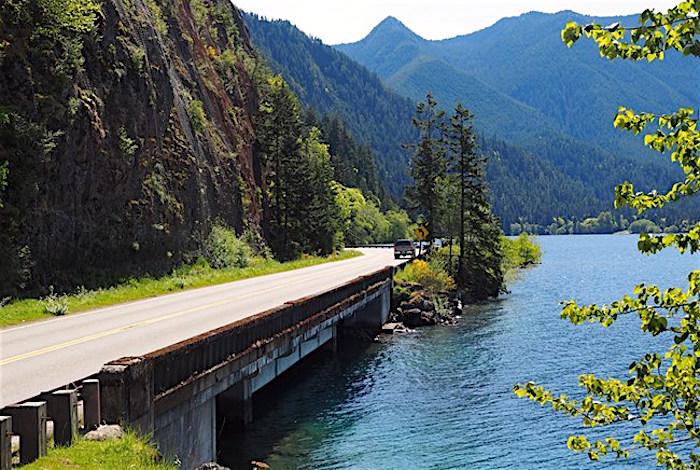 Highway 101 along Lake Crescent in Olympic National Park/NPS, Barb Maynes