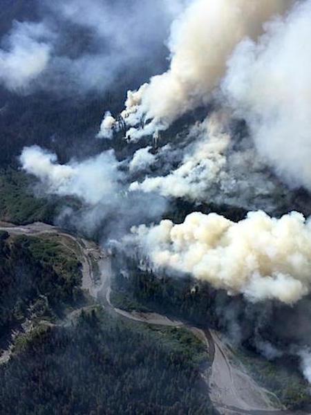 Forest fires do break out at Olympic National Park, such as this one in 2015/NPS file