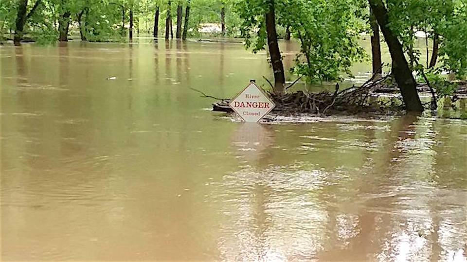 Work to recover from flooding during the spring of 2017 continues at Ozark National Scenic Riverways/NPS file
