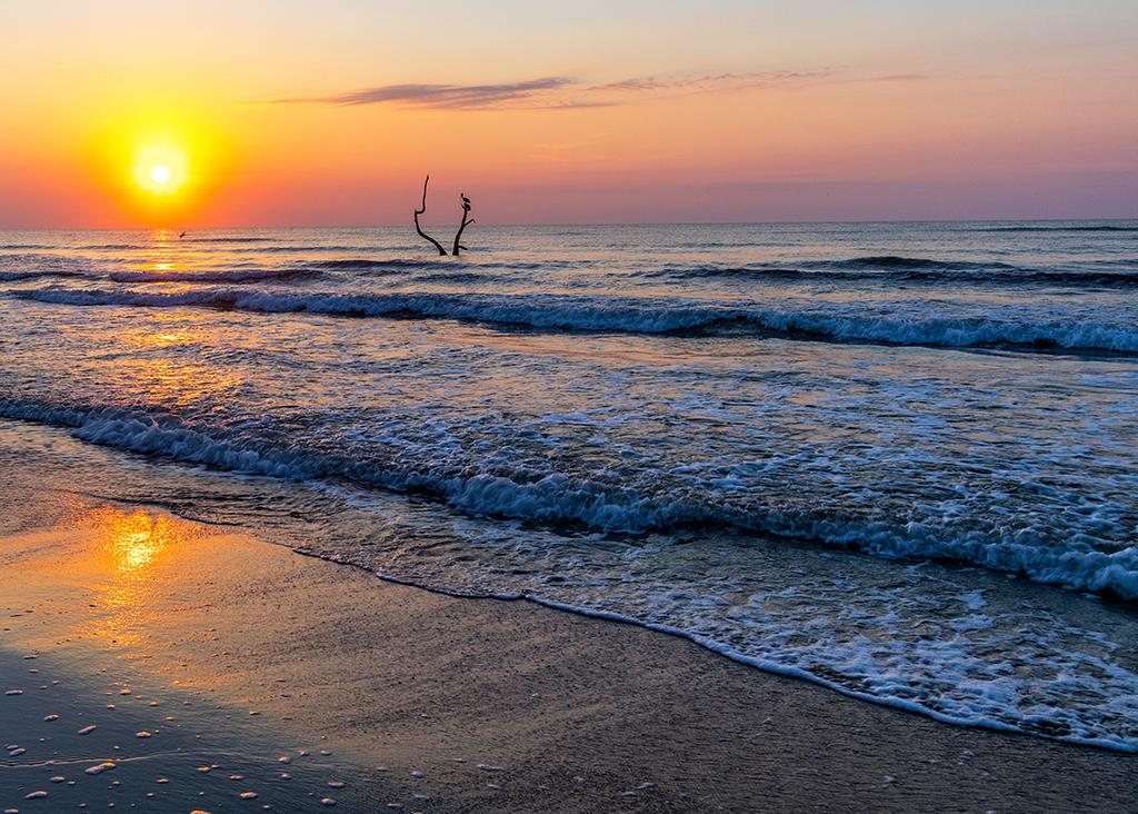 An early-summer sunrise, Padre Island National Seashore / Rebecca Latson