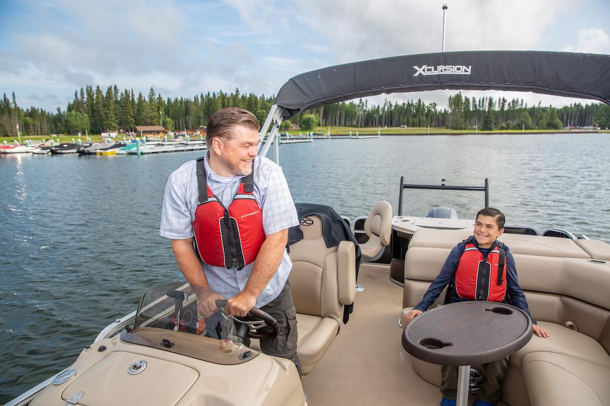 Since so much of Saskatchewan is farmland, Prince Albert National Park's lakes are a big draw.