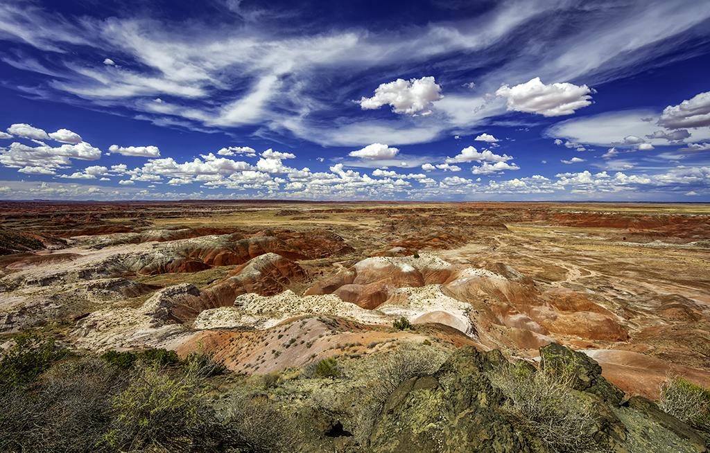 Painted Desert as far as the eye can see - NOT converted to sRGB prior to uploading to site, Petrified Forest National Park / Rebecca Latson