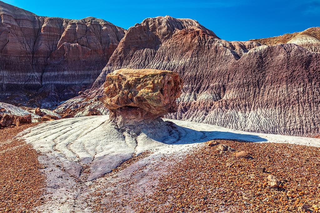 Blue Mesa erosion, Petrified Forest National Park / Rebecca Latson