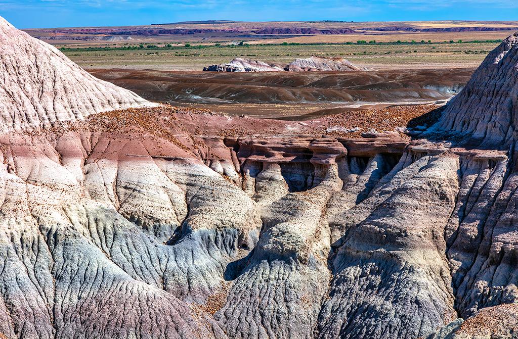 Blue Mesa geology, Petrified Forest National Park / Rebecca Latson