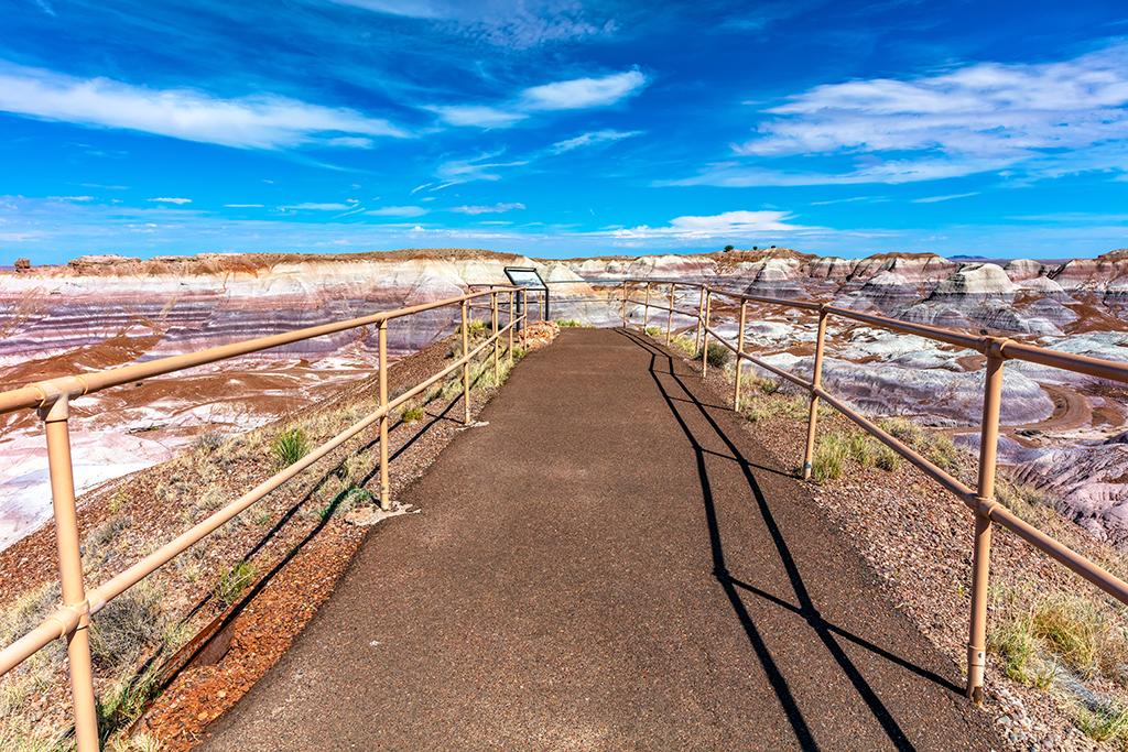 The Blue Mesa Trail Overlook, Petrified Forest National Park / Rebecca Latson