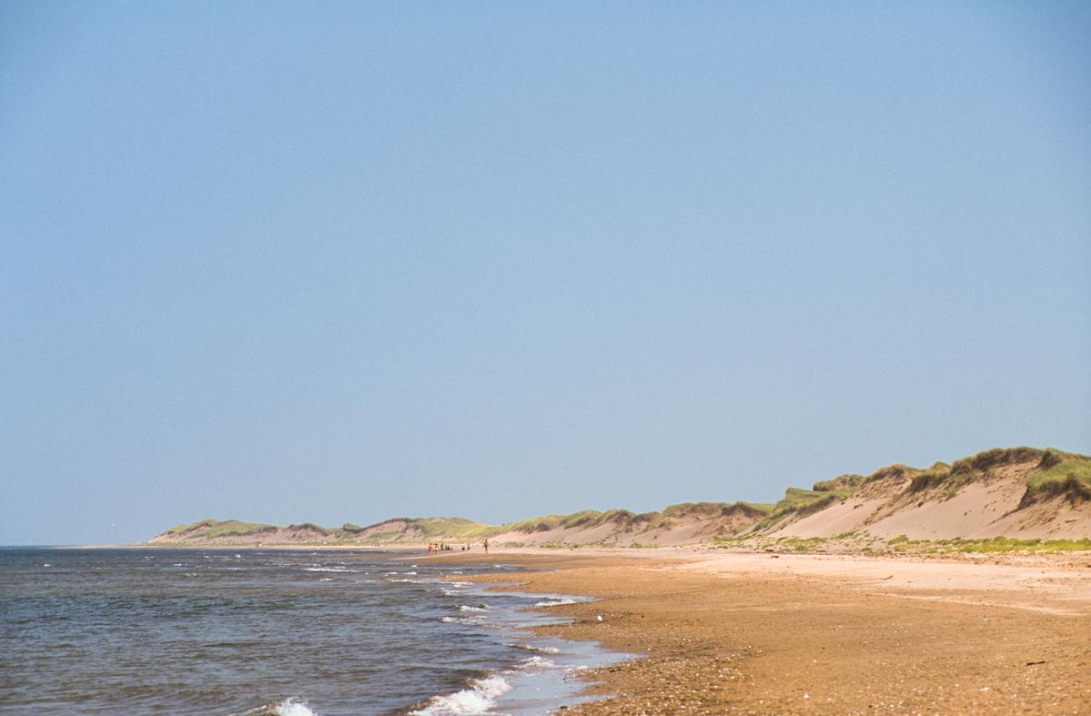 One of the seaside beaches in Prince Edward Island National Park.