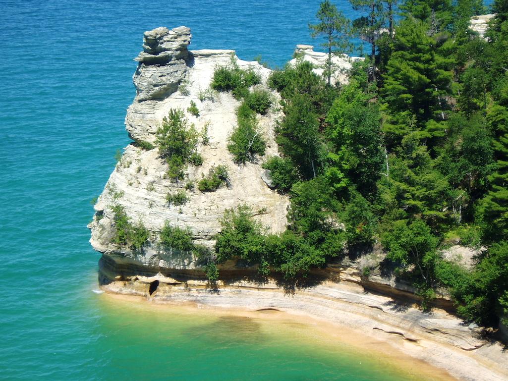 A Michigan man died in a fall from Miners Castle at Pictured Rocks National Lakeshore/NPS file