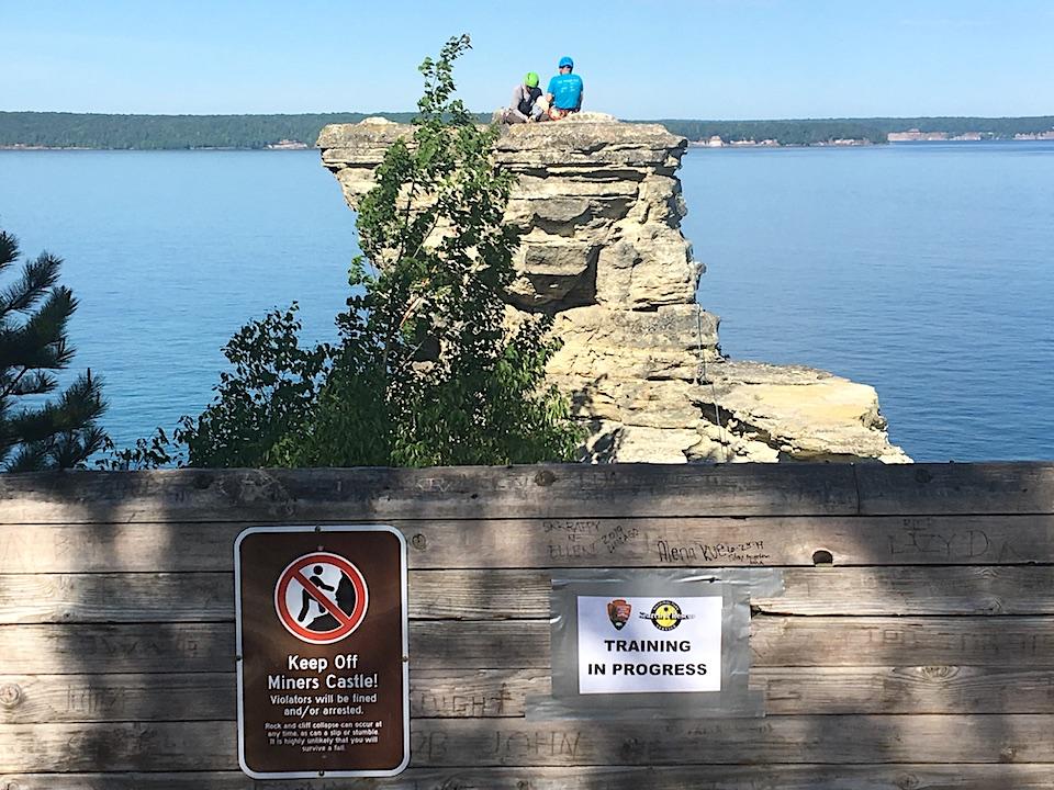 Rangers at Pictured Rocks National Lakeshore are improving their rescue capabilities/NPS