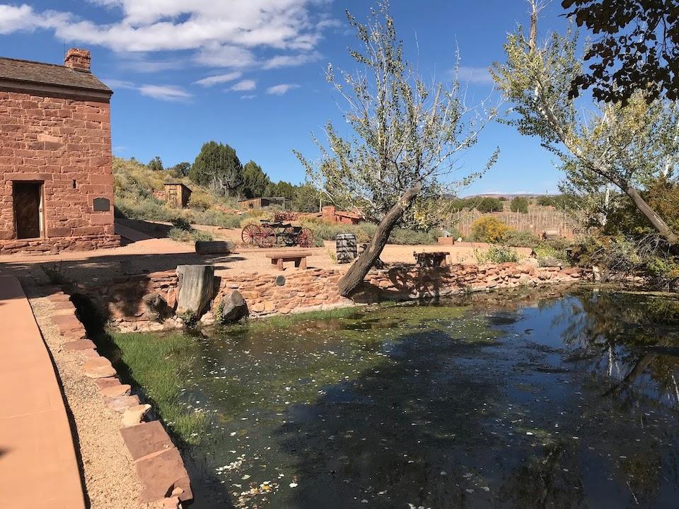 The spring at Pipe Spring National Monument/Jim Stratton The spring at Pipe Spring National Monument/Jim Stratton