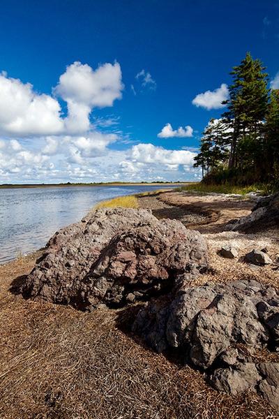 A location known as Iron Rock is home to Prince Edward Island's only igneous rock formation.