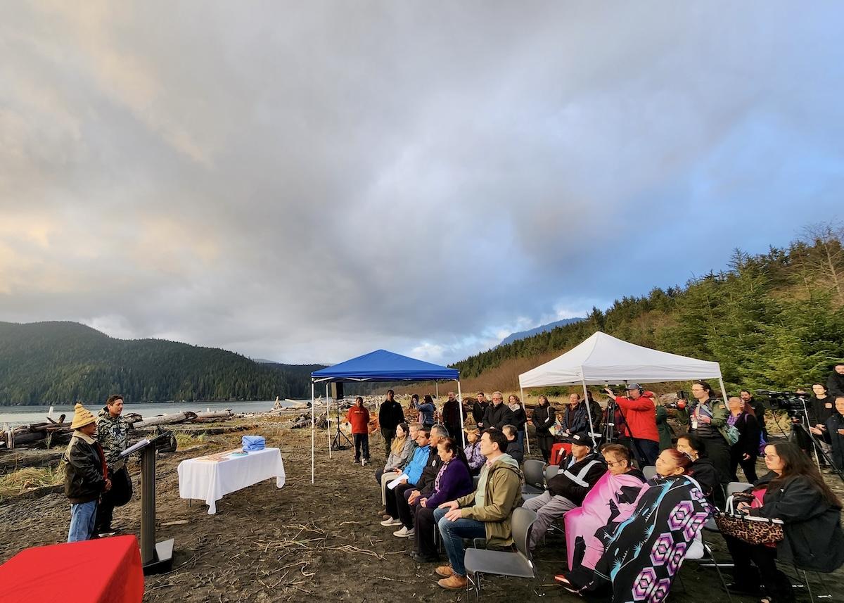 On Nov. 15, an agreement was signed to return the use of ?A:?b?e:?s (Middle Beach) in Pacific Rim National Park Reserve to Pacheedaht First Nation.
