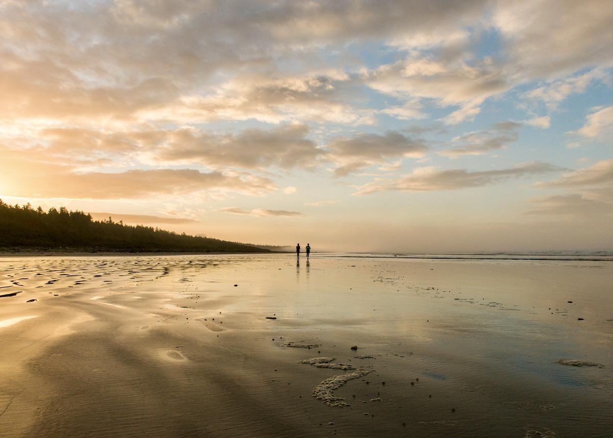 The pathway takes visitors along the Pacific Ocean.