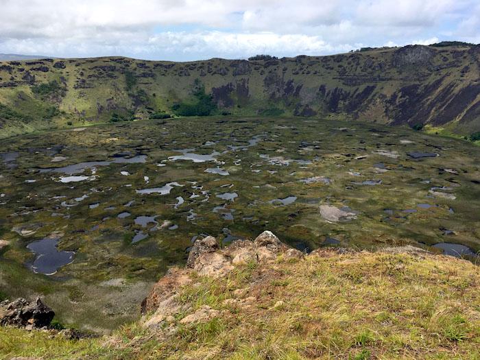 Rano Raraku, a volcanic crater at Rapa Nui National Park/Danny Bernstein