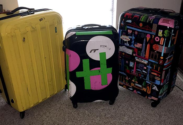 Ready for national park travel with my suitcases / Rebecca Latson Ready for national park travel with my suitcases / Rebecca Latson