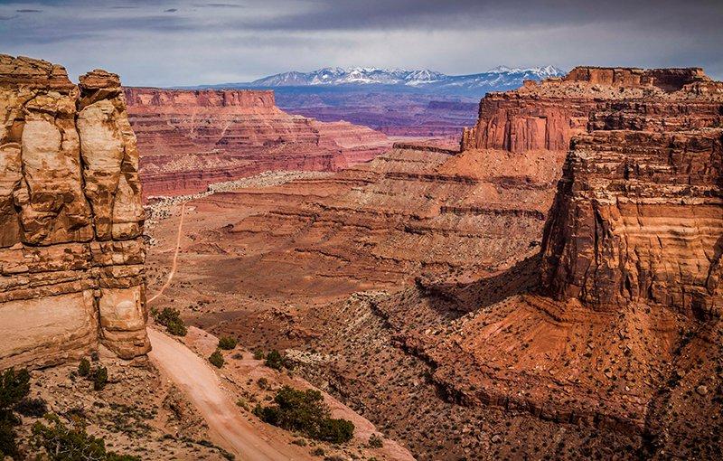 The road to Canyonlands National Park. Credit: trevorklatko, CC BY-NC 2.0
