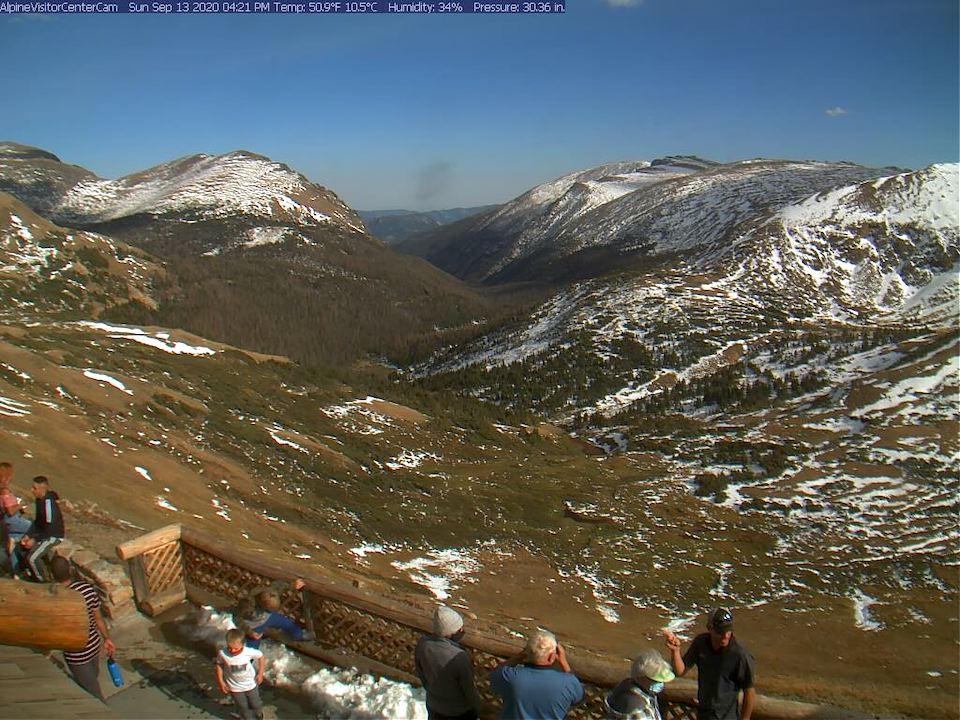 Clear view from Alpine Visitor Center in Rocky Mountain National Park on Sunday/NPS Clear view from Alpine Visitor Center in Rocky Mountain National Park on Sunday/NPS