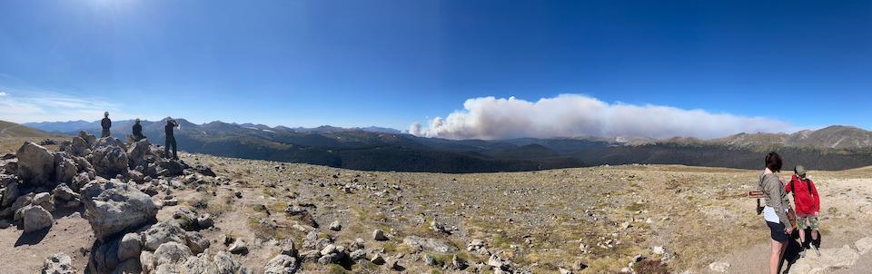 The Cameron Peak fire led to closures inside Rocky Mountain National Park/NPS