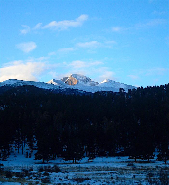 Longs Peak in Winter, Rocky Mountain National Park/NPS