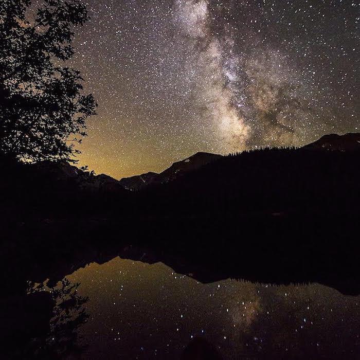 Milky Way over Rocky Mountain National Park