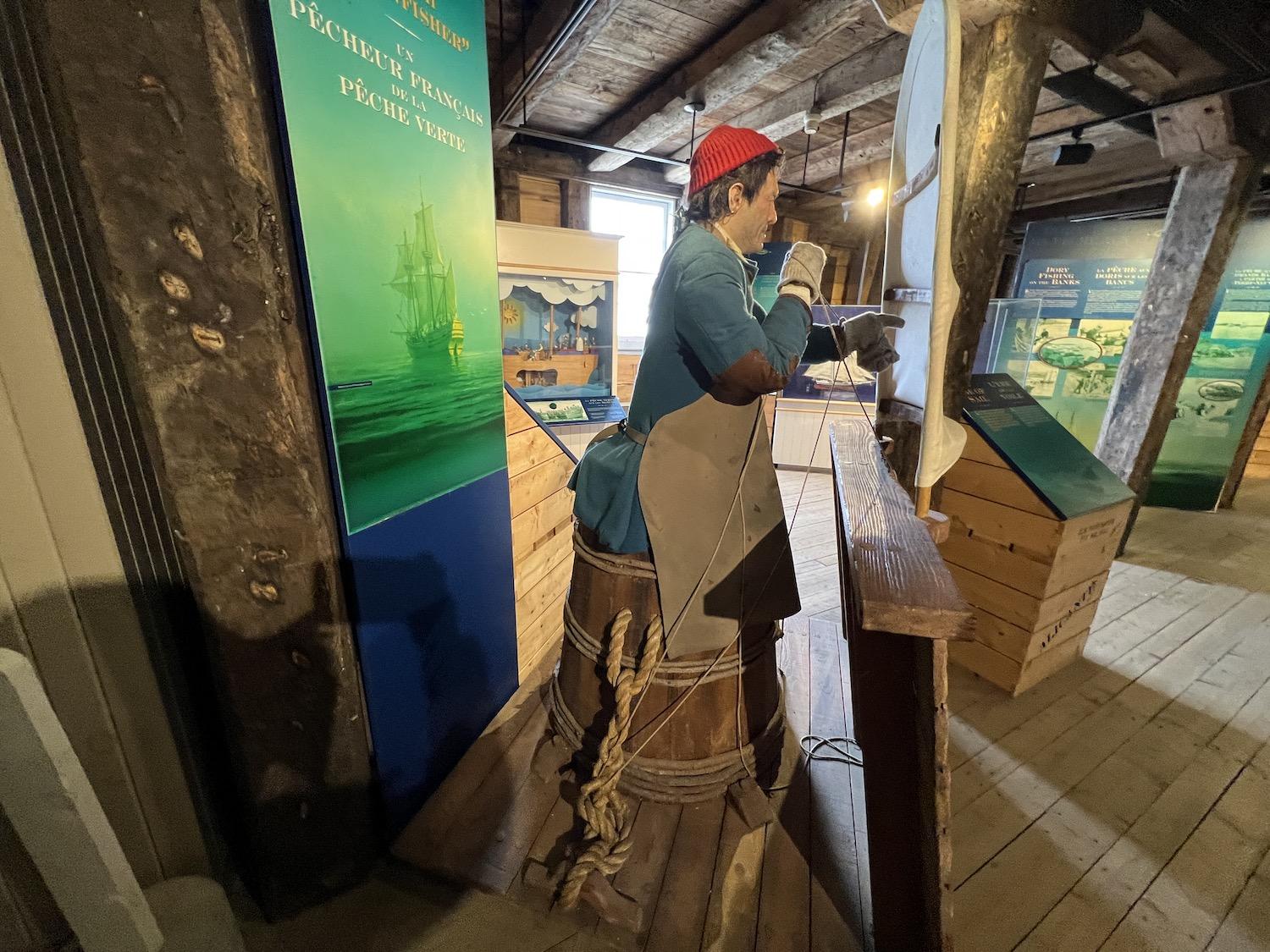 At Ryan Premises National Historic Site, you can see how the French once fished for cod with handlines and baited hooks while standing in wooden barrels to stay dry.