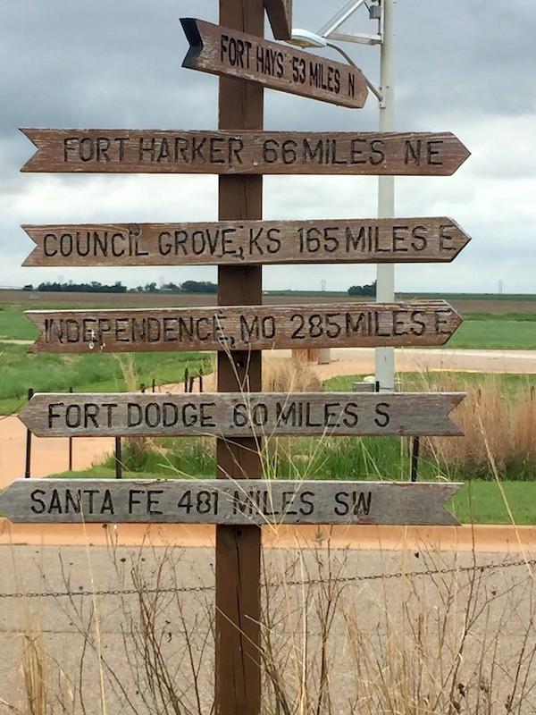 It's a long way to anywhere from Fort Larned/Barbara Jensen