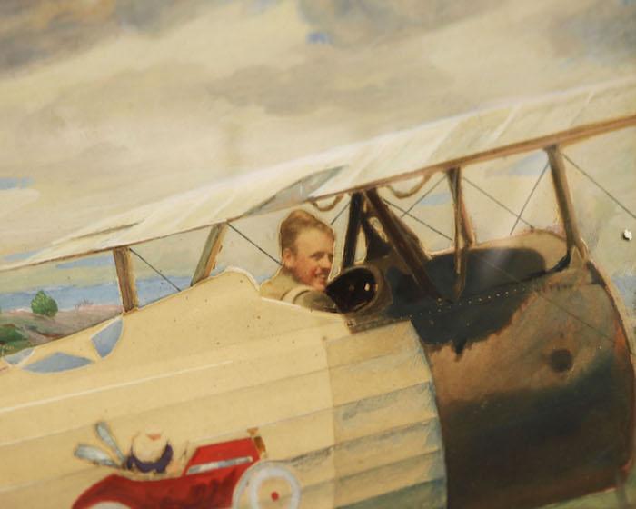 Quentin Roosevelt and his "Doc Yak" biplane/NPS