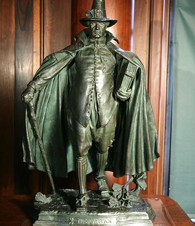 "The Puritan" statue of Augustus Saint-Gaudens, Sagamore Hill National Historic Site / NPS