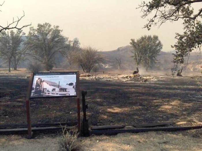 The historic Morrison House at Santa Monica Mountains NRA was destroyed by the Woolsey Fire/Friends of the Morrison House