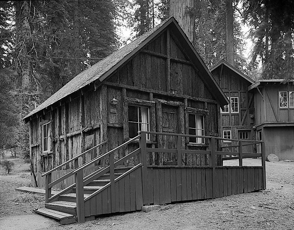 Giant Forest Lodge cabin in Sequoia National Park/NPS