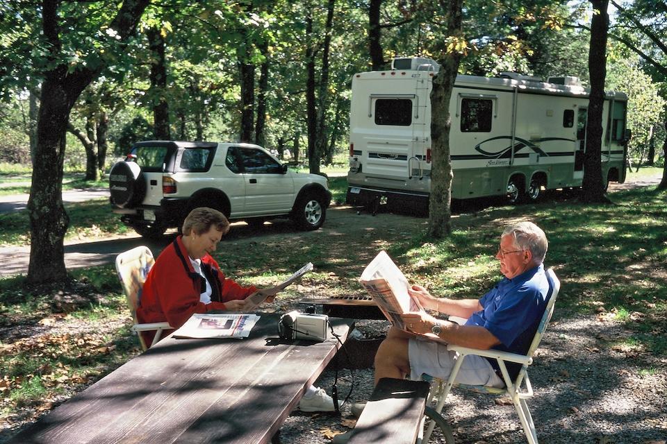 National park campgrounds are the best basecamps for RV exploration of the parks/NPS