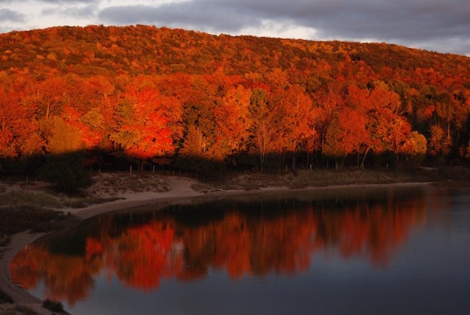 Sleeping Bear Dunes National Lakeshore has some great fall colors, but are they the best in the National Park System?/NPS