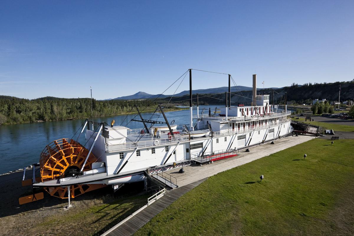 The S.S. Klondike is a sternwheeler that once travelled the Yukon River.