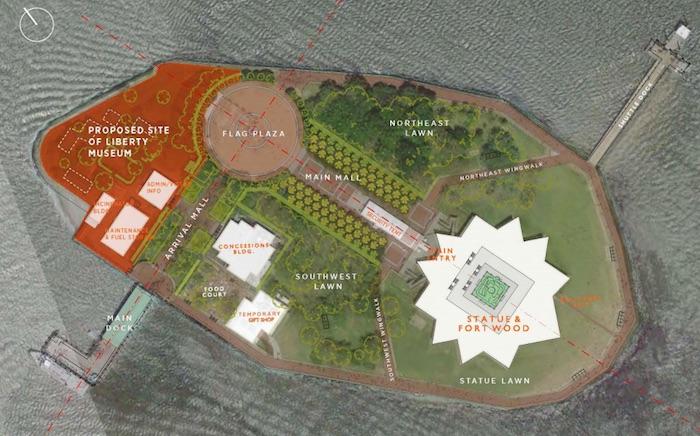 Proposed museum for Statue of Liberty National Monument/NPS graphic