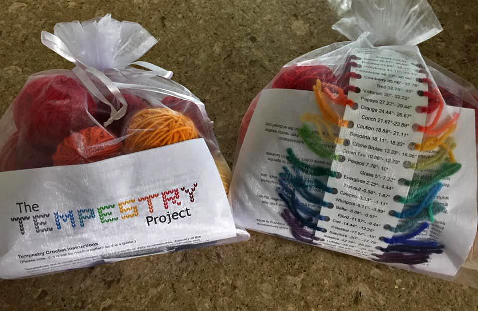 the tempestry project, national park, fiber, knitting craft