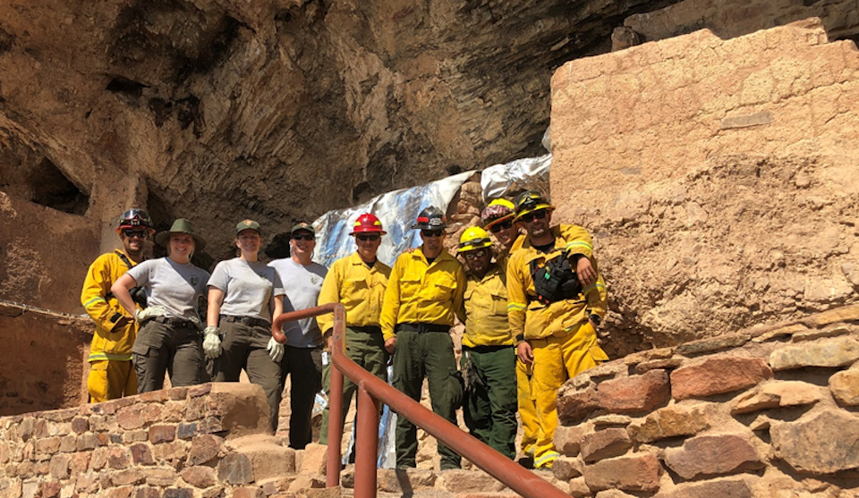 Crew that protected the cliff dwelling/NPS