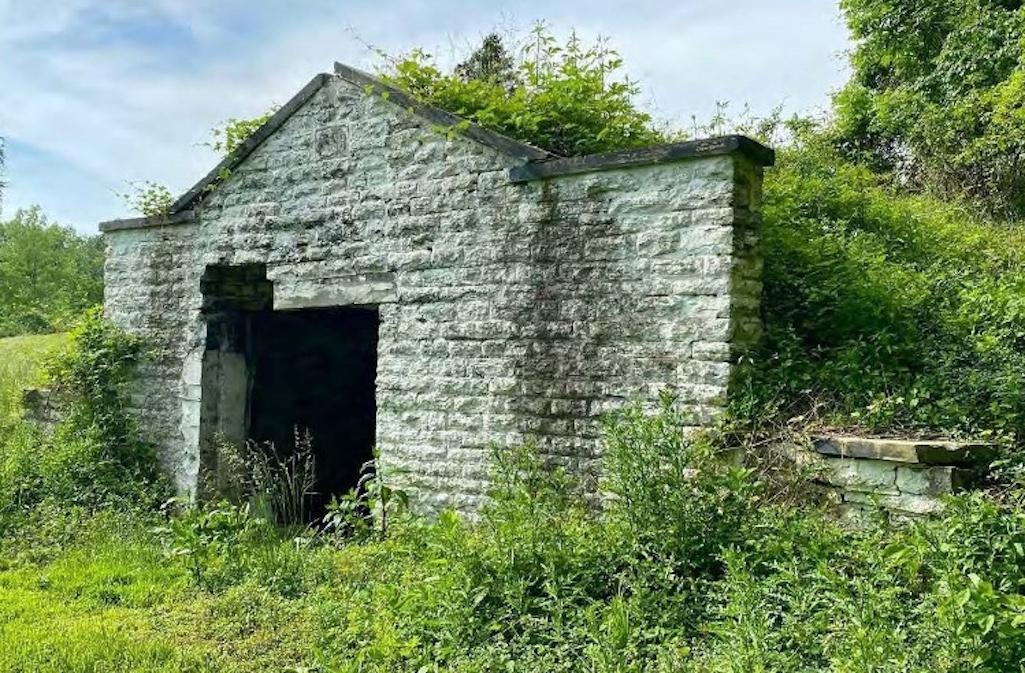 The United Colored American Cemetery receiving vault will be repaired as part of this grant award. Courtesy of The Union Foundation
