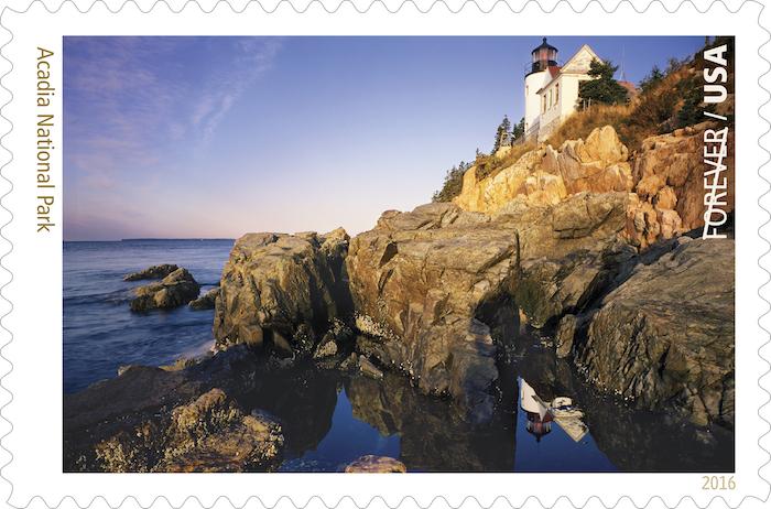 Acadia National Park postage stamp/USPS