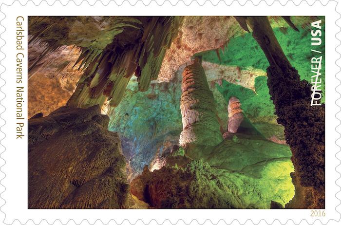 Carlsbad Caverns National Park stamp/USPS