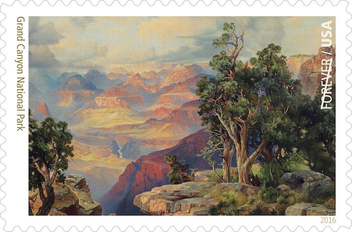 Thomas Moran Grand Canyon painting/USPS