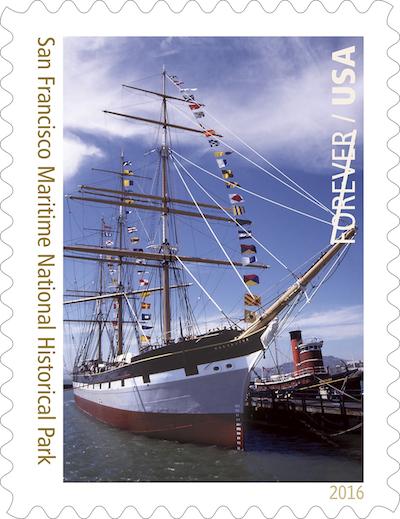 San Francisco Maritime National Historical Park stamp/USPS