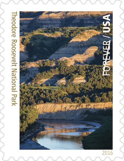 Theodore Roosevelt National Park stamp/USPS