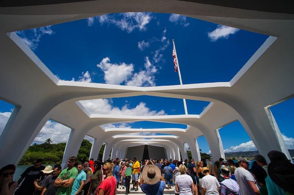 The USS Arizona National Memorial is to reopen to the public on Sunday/NPS file