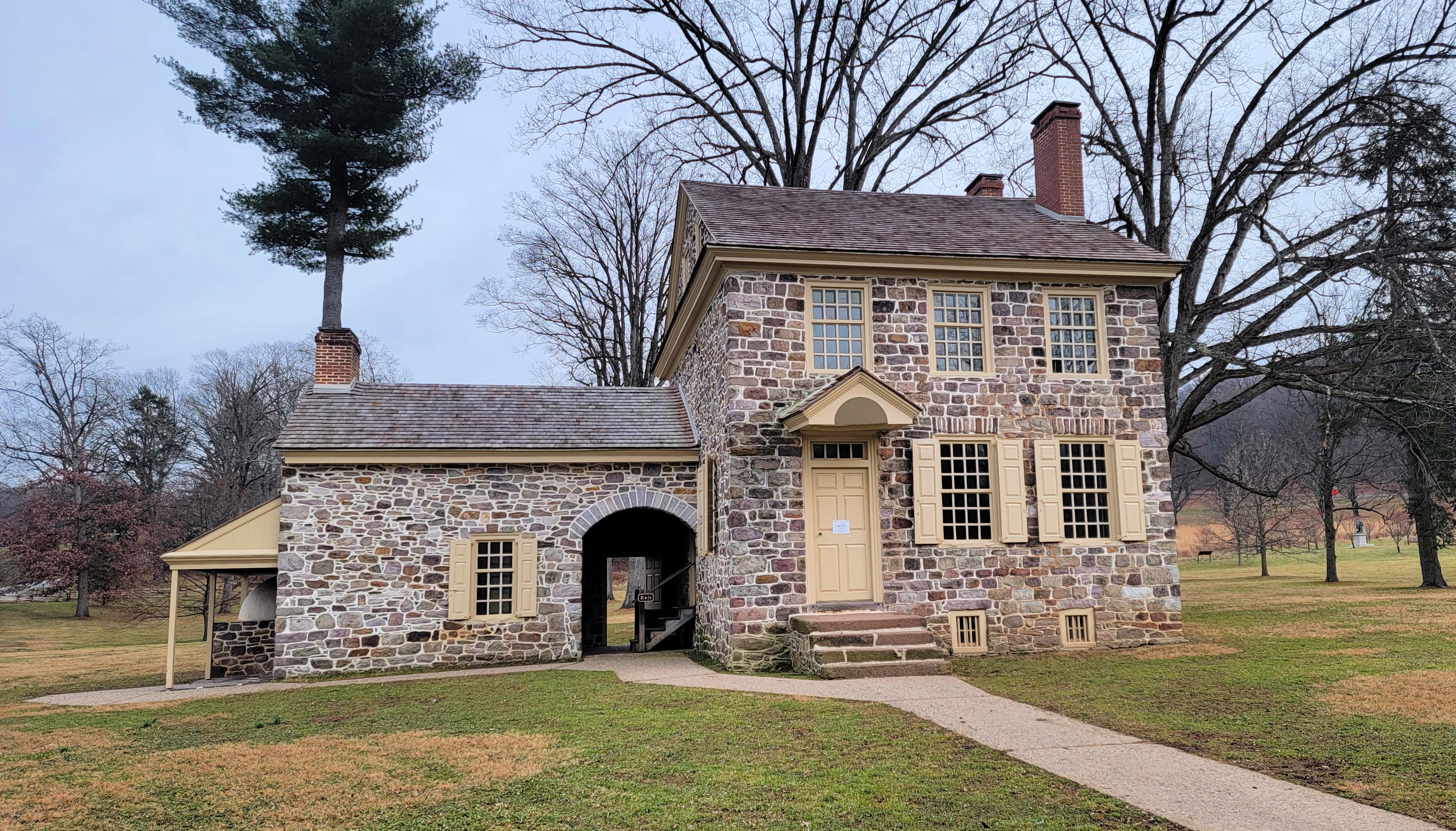 General Washington's headquarters at Valley Forge. 
