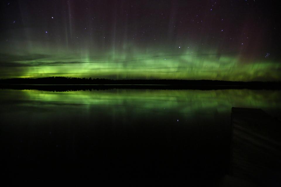 The Northern Lights over Voyageurs National Park / NPS