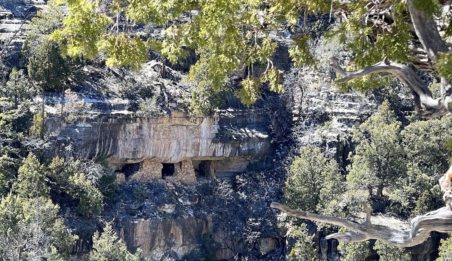 Hundreds of cliff dwellings once lined the canyon walls that rise above Walnut Creek/Barbara 'Bo' Jensen