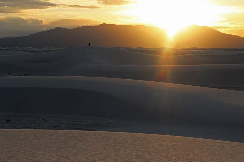 white sands national monument, national park, nature, sand, sunset, new mexico