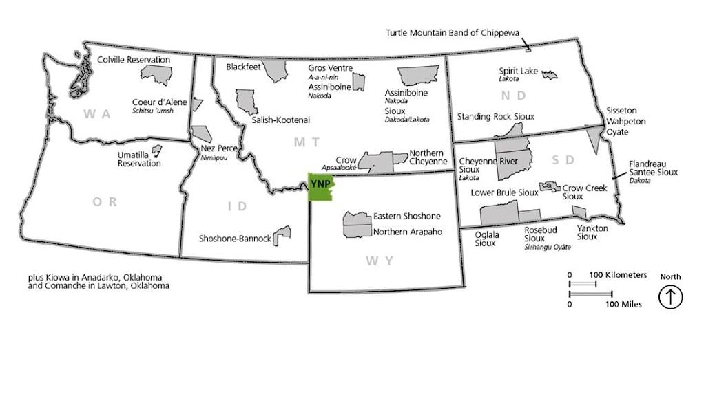26 tribes have ties to the area and resources now found within Yellowstone National Park/NPS