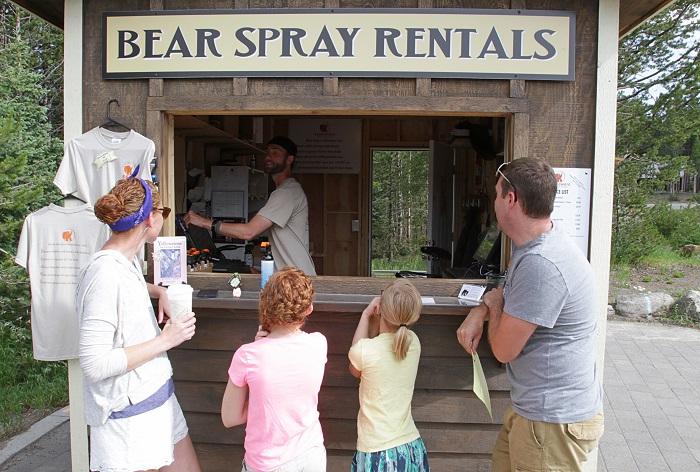 Bear spray rental